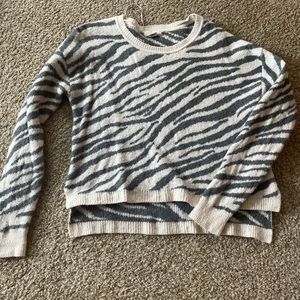 zebra sweater